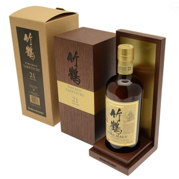 Nikka Taketsuru 21 Year Old (with Wooden Box) Whisky (70cl, 43%)