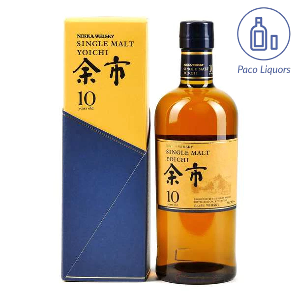Nikka Yoichi 10 Year Old Single Malt Japanese Whisky - 70cl 45%