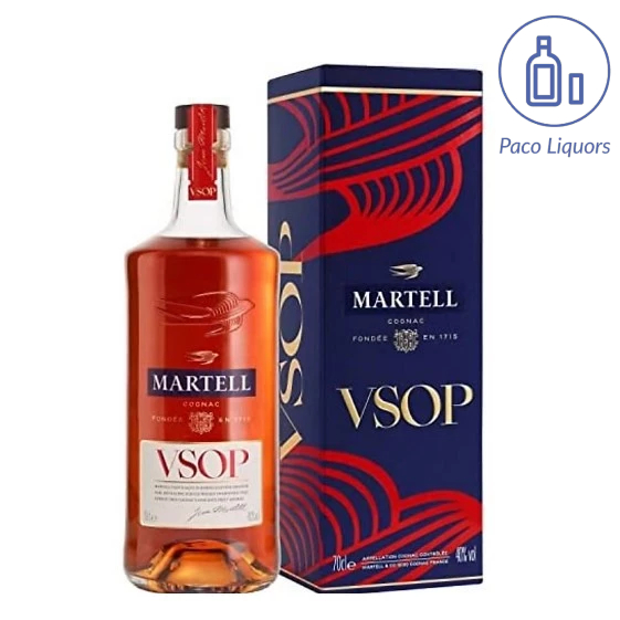 1L Martell VSOP Red Barrel Cognac France abv 40% (with box)