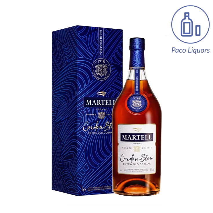 1L Martell Cordon Bleu Cognac abv 40% 1000ml (with box)